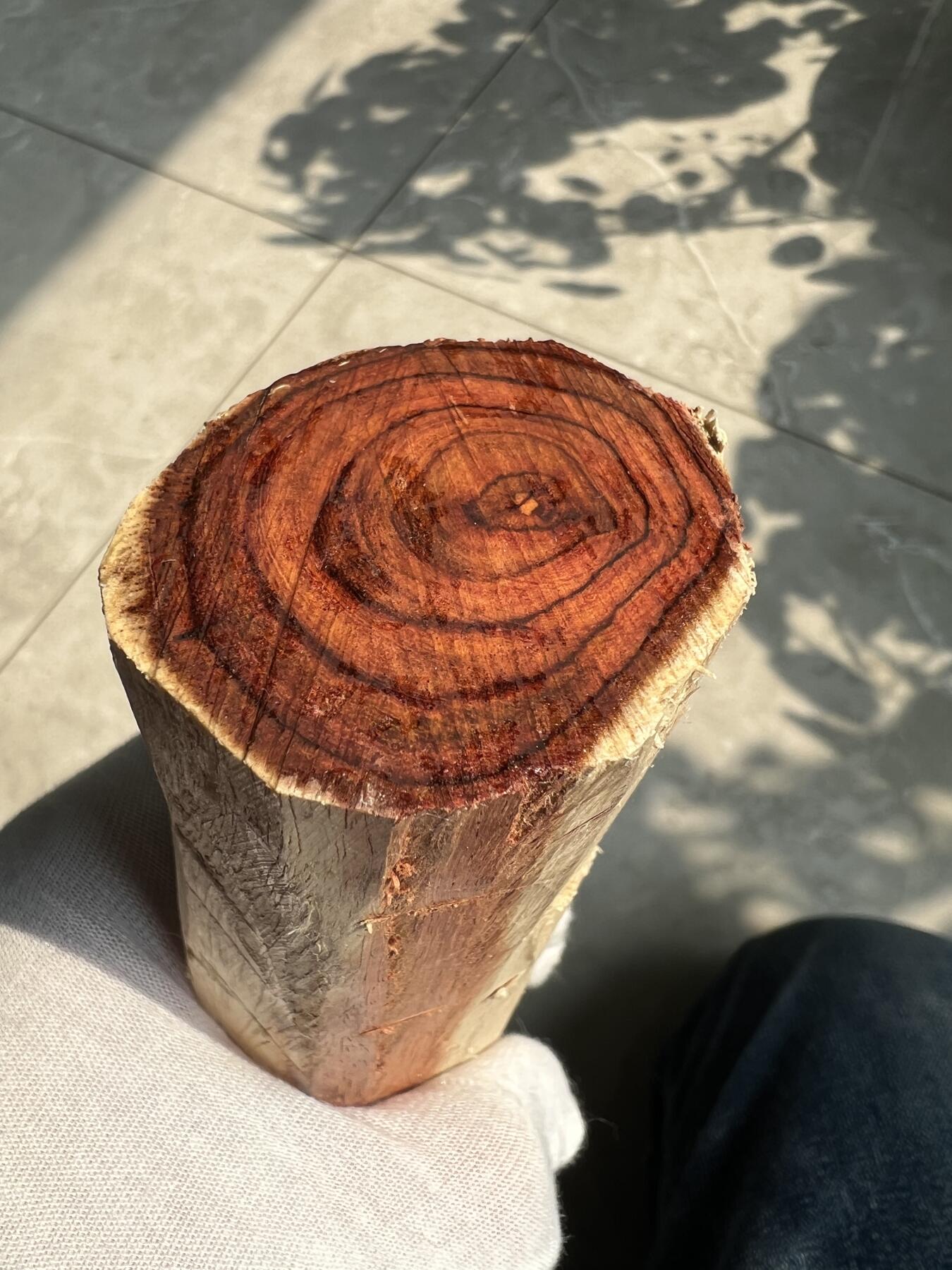 零元拍：  海南黄花梨。尺寸约145/45MM