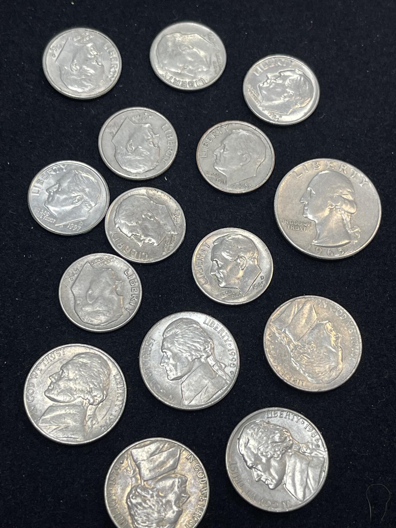 限时免佣！春季钱币邮票杂项专场拍卖-第二期 美元硬币一组 15枚