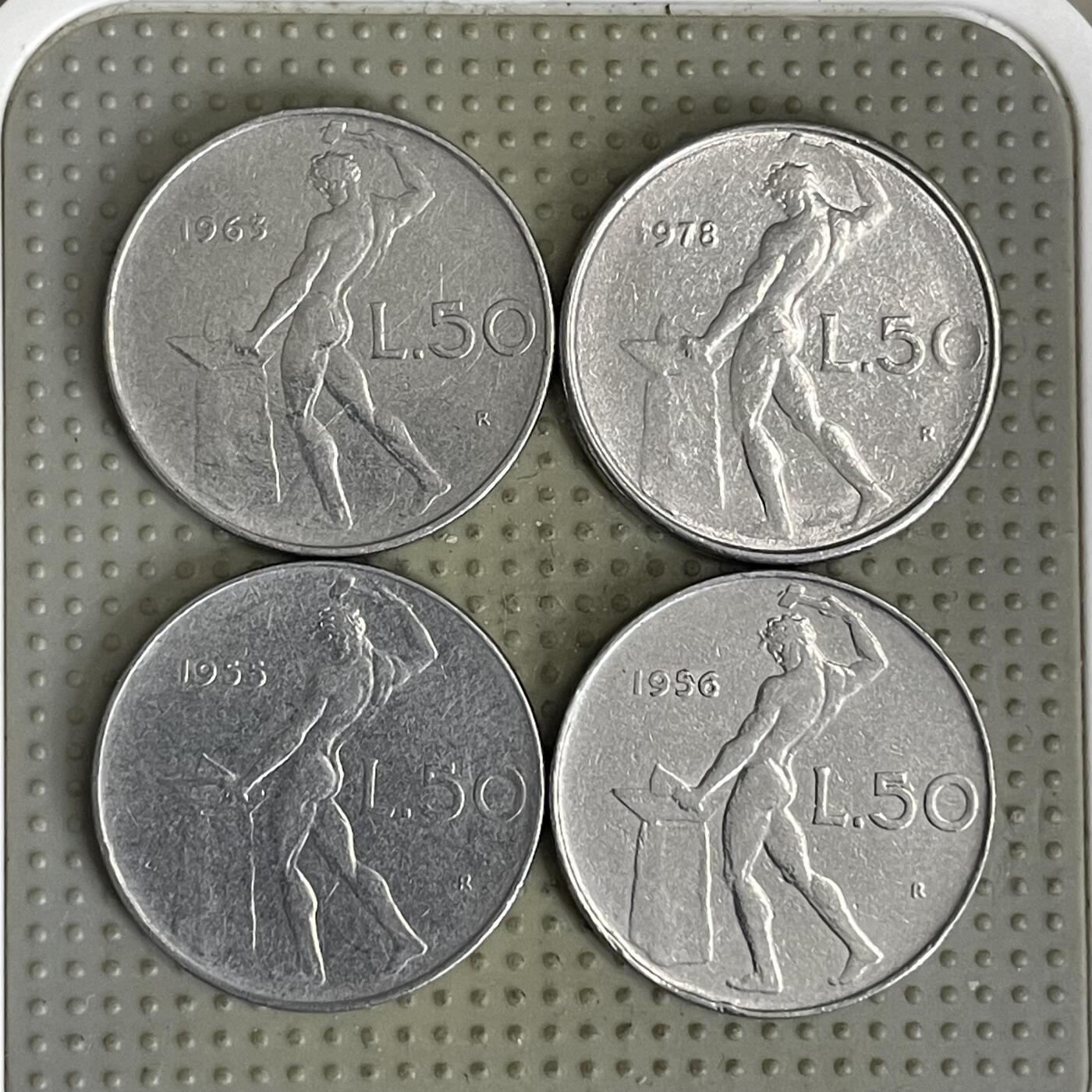 2026年第41场各国散币拍卖（总第191场） 意大利50里拉4枚