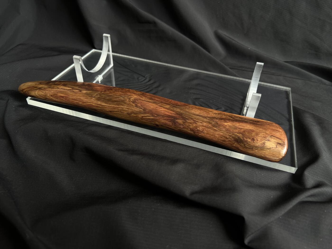 零元拍：NO.8海南黄花梨随形文玩把玩棍，尺寸约：29.5/4/3CM