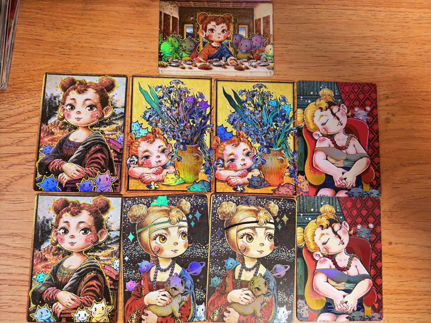 阳大大卡牌拍卖第107期（持续收拍品，周五晚上九点截拍，进群福利早知道） 【裸卡】卡萃文化 路蓝奇境 李尊奇 艺术文创特卡9张