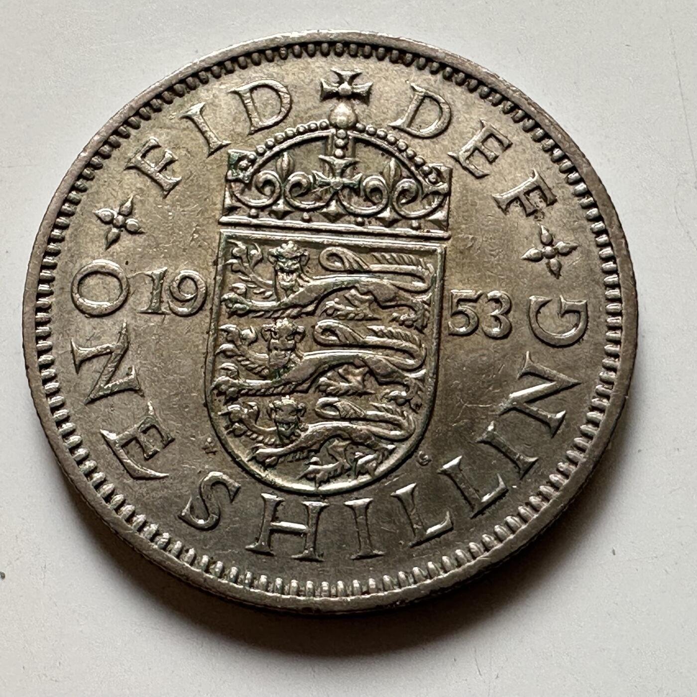 🌹外币初藏🌹🐯2026年第35场   每周二四六晚8️⃣点 接代拍 英国1953年一先令