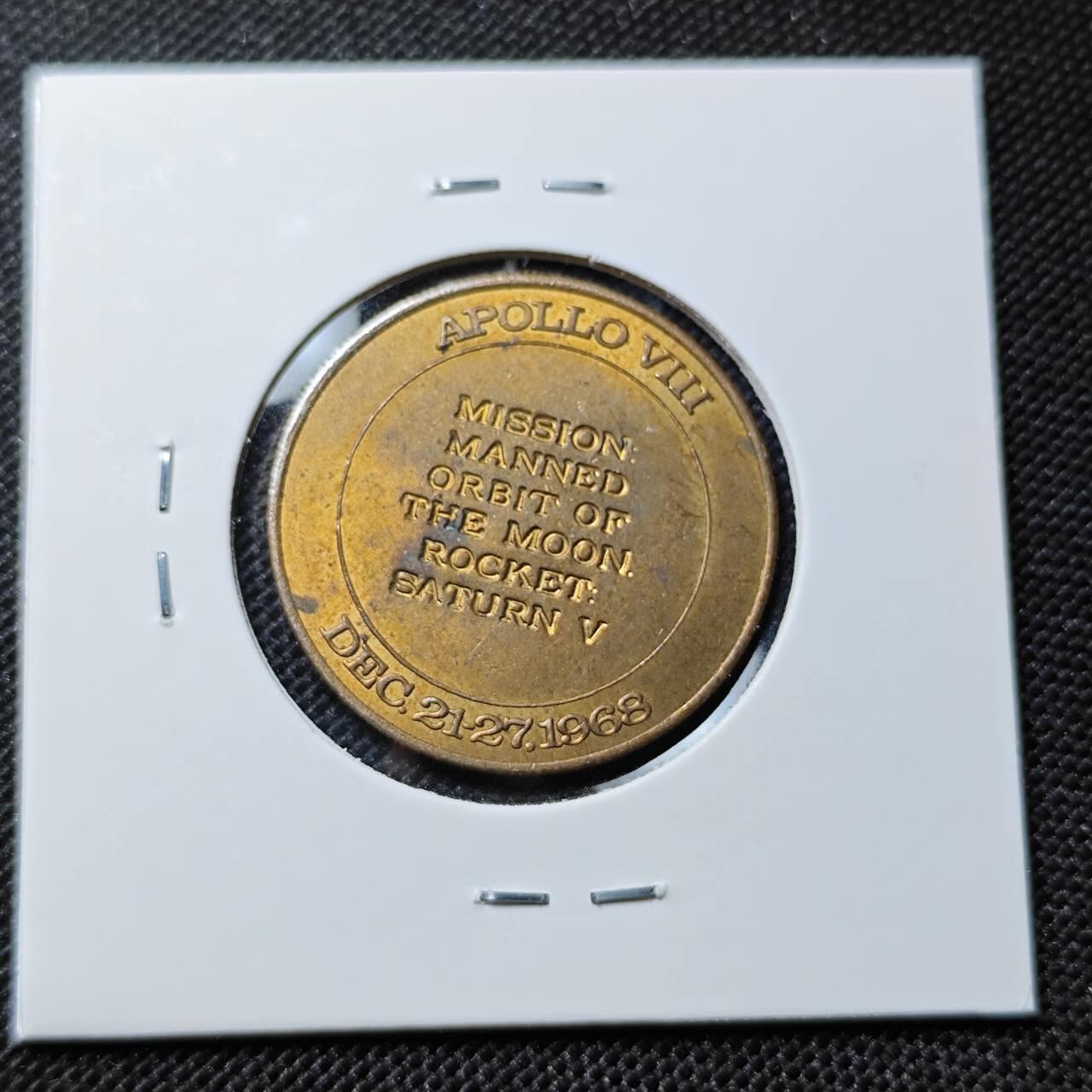 KK钱币收藏小铺  第412期 2月预留时间 周末发货  美国航天纪念铜章