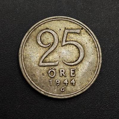 【淘币小摊】实时拍第八百八十五拍   小银币场    每周一统一发货 - 瑞典1944年25欧尔银币