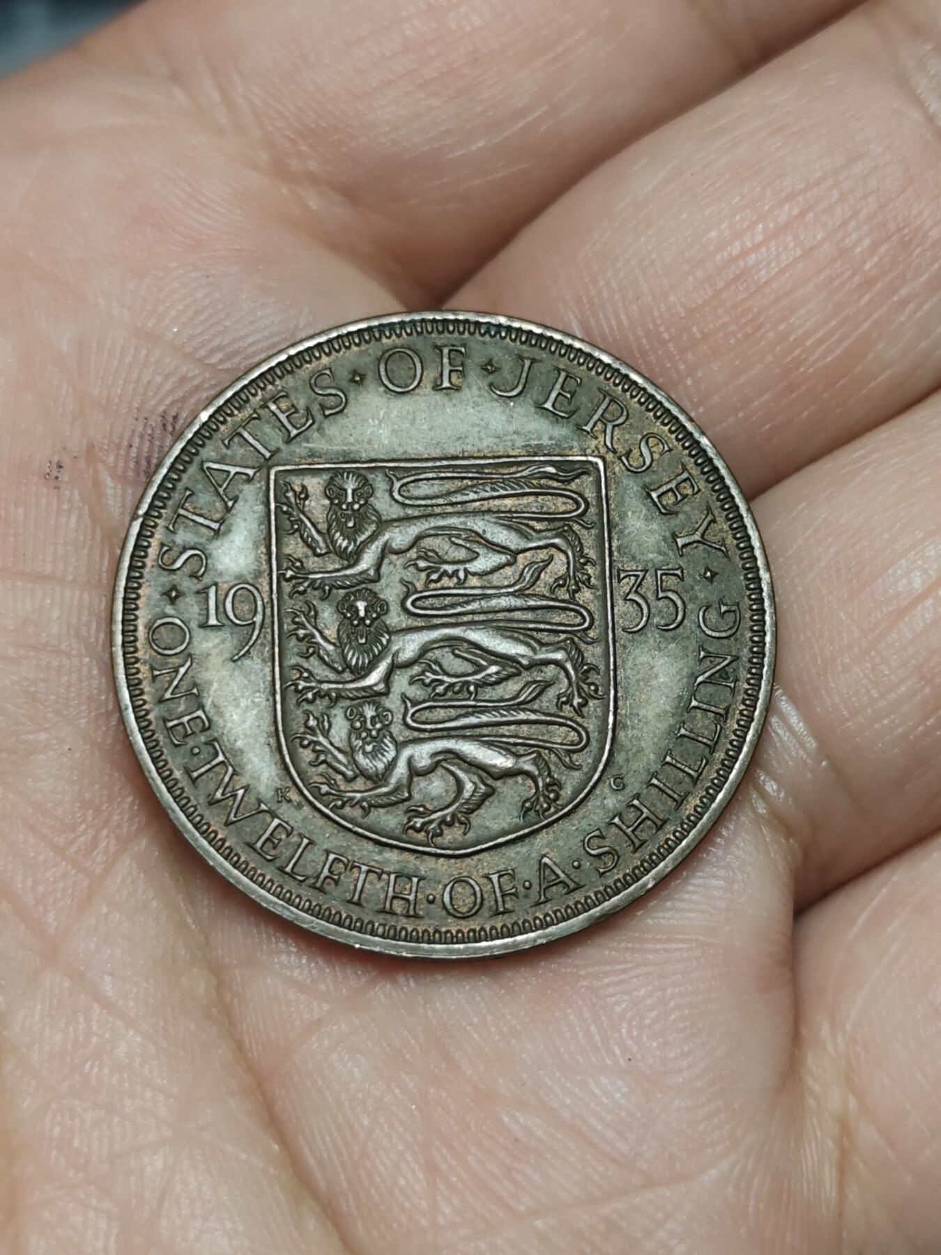 2026年第三十九场(总第二百零八场）外国好品散币场(免佣金) 英属泽西岛🇯🇪1935年1/12先令(乔治五世第三版，关门年仅发行3年)