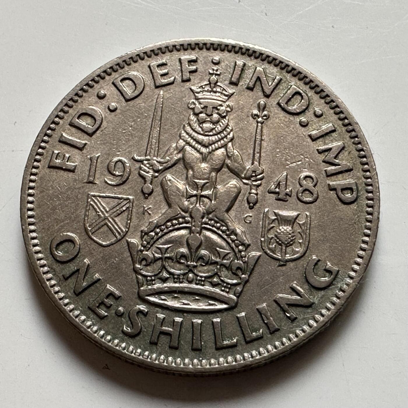 🌹外币初藏🌹🐯2026年第35场   每周二四六晚8️⃣点 接代拍 英国1948年一先令