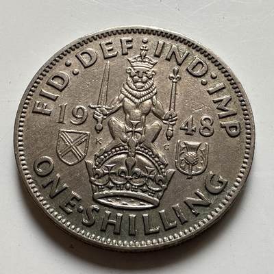 🌹外币初藏🌹🐯2026年第35场   每周二四六晚8️⃣点 接代拍 - 英国1948年一先令