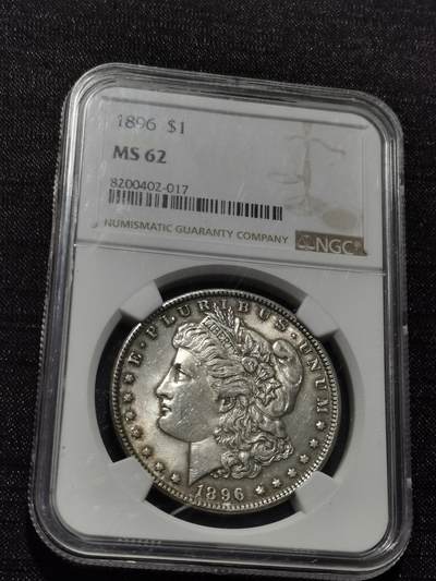 天下钱庄专场欢迎参拍 - NGC MS62 1896美国摩根一美元银币