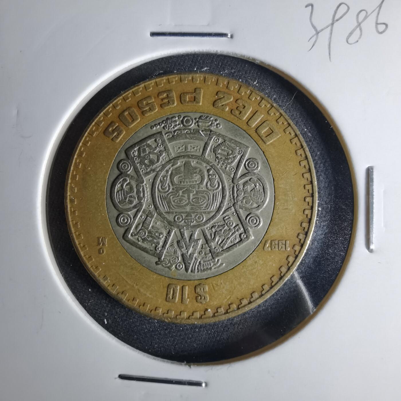 沼泽如烟--第1039场 墨西哥1997年10比索