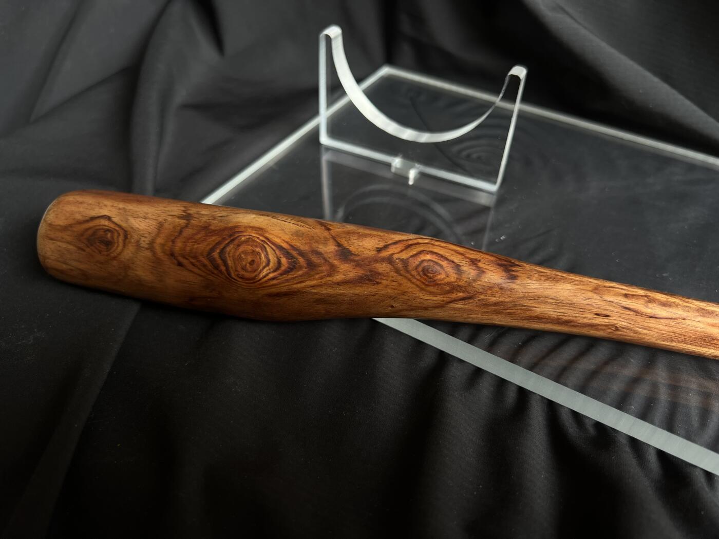 零元拍：NO.9海南黄花梨随形文玩把玩棍，尺寸约：46.5/2/3CM