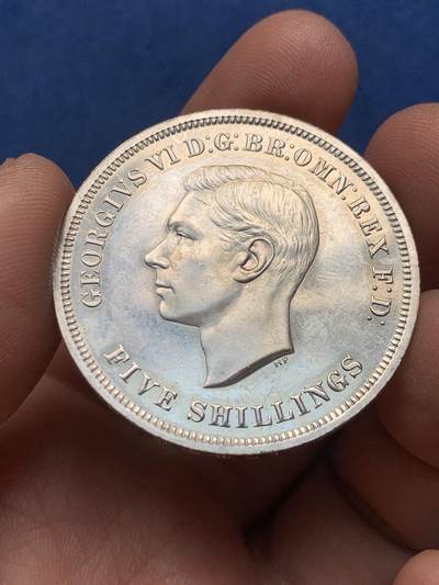 《竞宝斋》第476场 周日，周一 2场连拍 （全场包邮）欢迎送拍 - 1951年 原光英国乔六马剑 最后流通的镍马剑 红盒 证盒齐全 状态不错