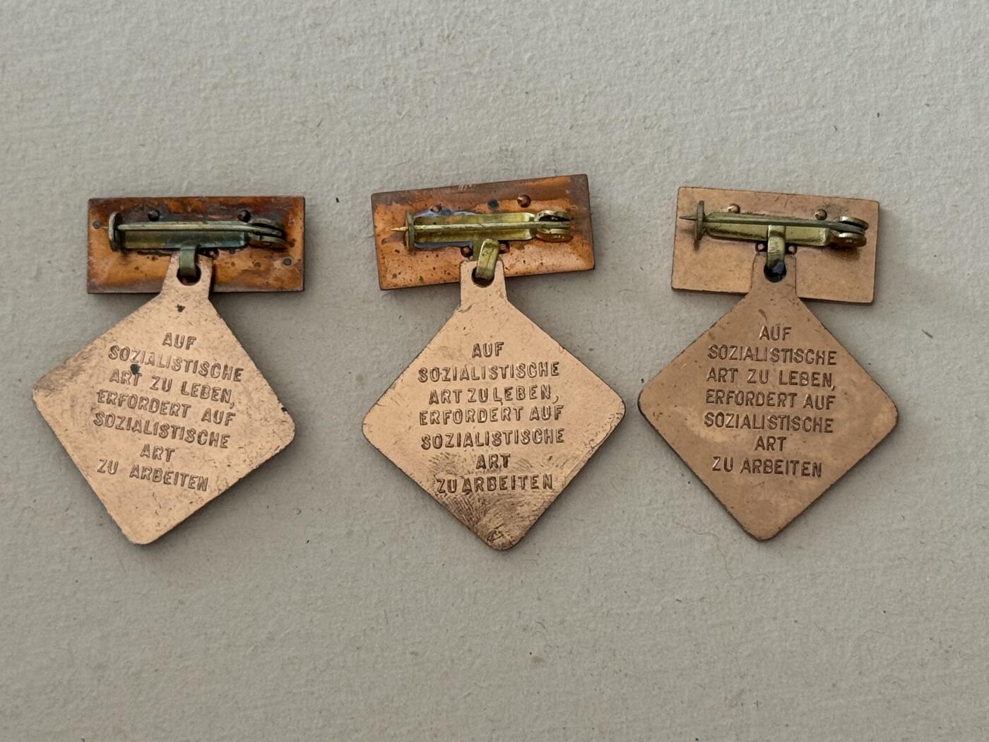 云宸嘉赏-勋臻文献佳藏优品精选场次（低佣 转发佣金红包） 民主德国社会活动家奖章一组 