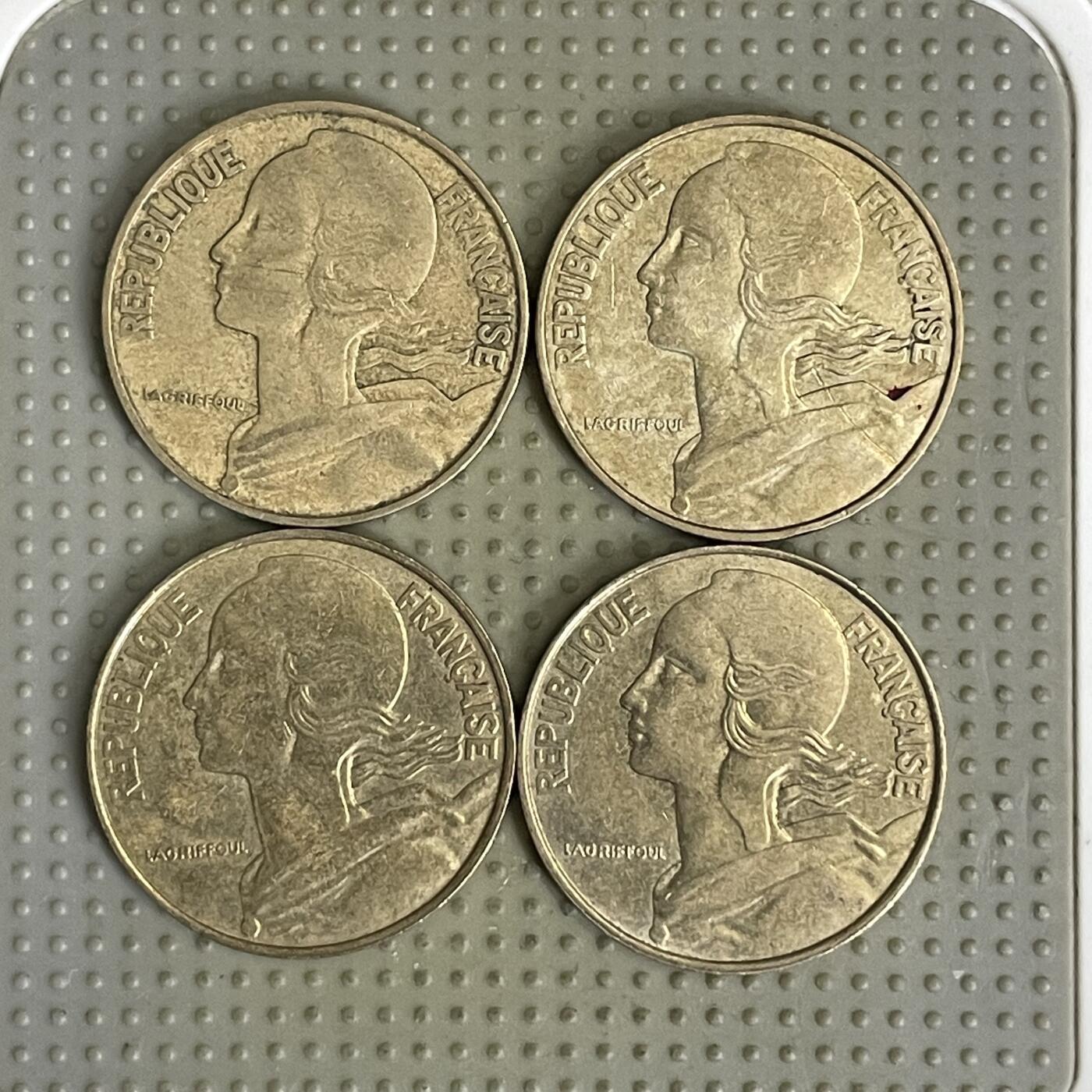 2026年第41场各国散币拍卖（总第191场） 法国20生丁4枚