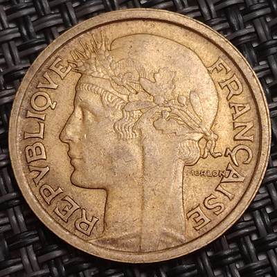 布加迪🐬～世界钱币(上海)🌾第 286 期 /  各国套币和散币 - 法国🇫🇷 1939年 1法郎