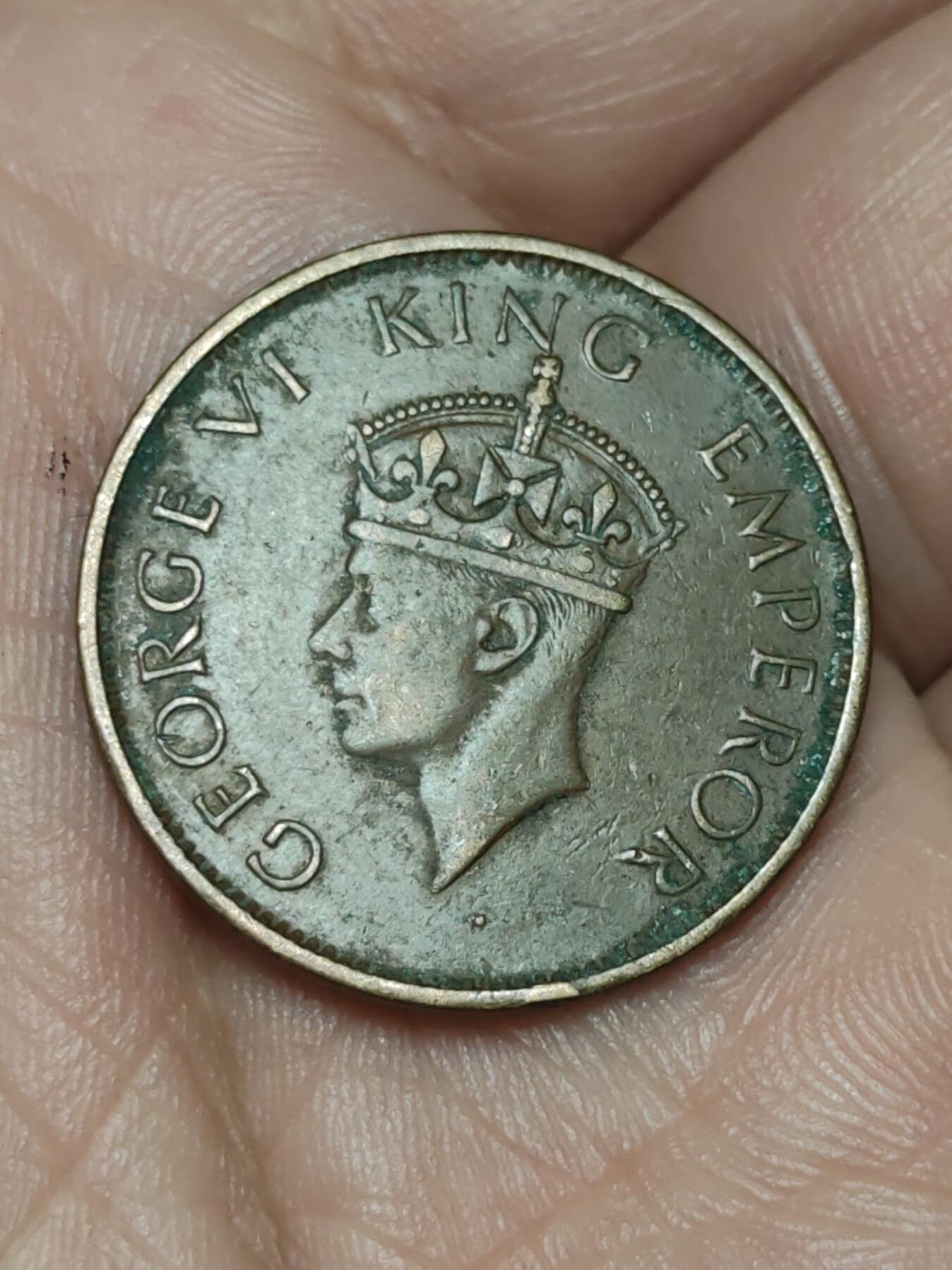 2026年第三十九场(总第二百零八场）外国好品散币场(免佣金) 英属印度1940年1/4安娜(乔治六世第二版，首发年, b版孟买造)