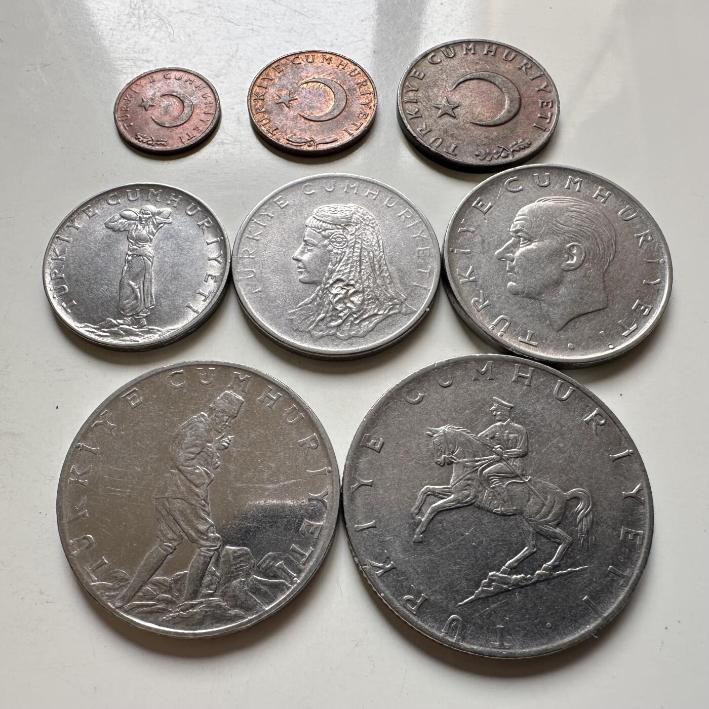 🌹外币初藏🌹🐯2026年第35场   每周二四六晚8️⃣点 接代拍 土耳其70年代8枚套