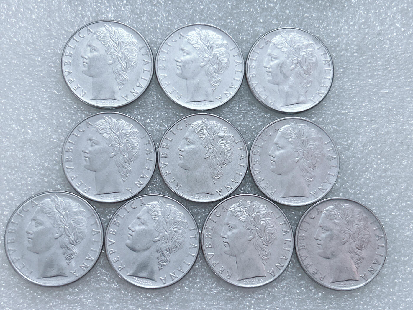 第一海外回流一元起拍收藏 散集专场  第310期 意大利100里拉不锈钢币 10枚