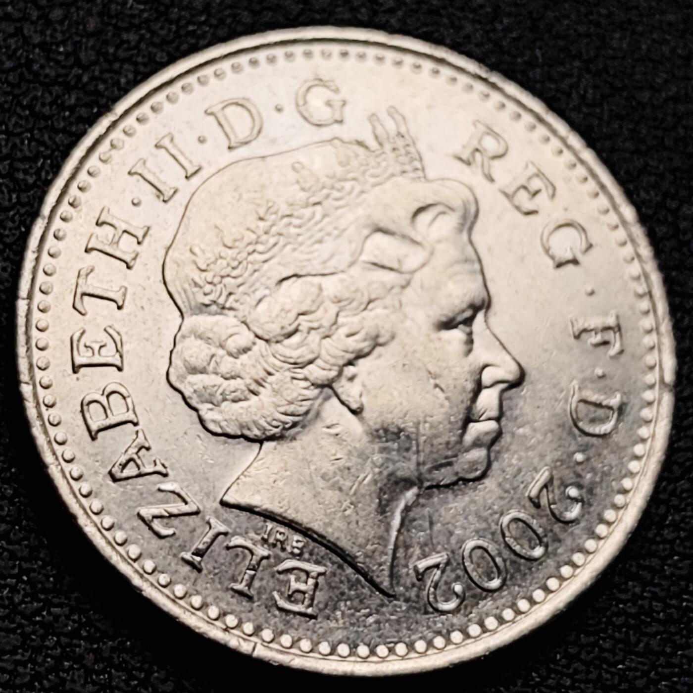 泉币菌-第218场-拍品多 请提前出价 原光 英国 10便士铜镍币 24.5mm 伊丽莎白二世女王 皇冠狮子