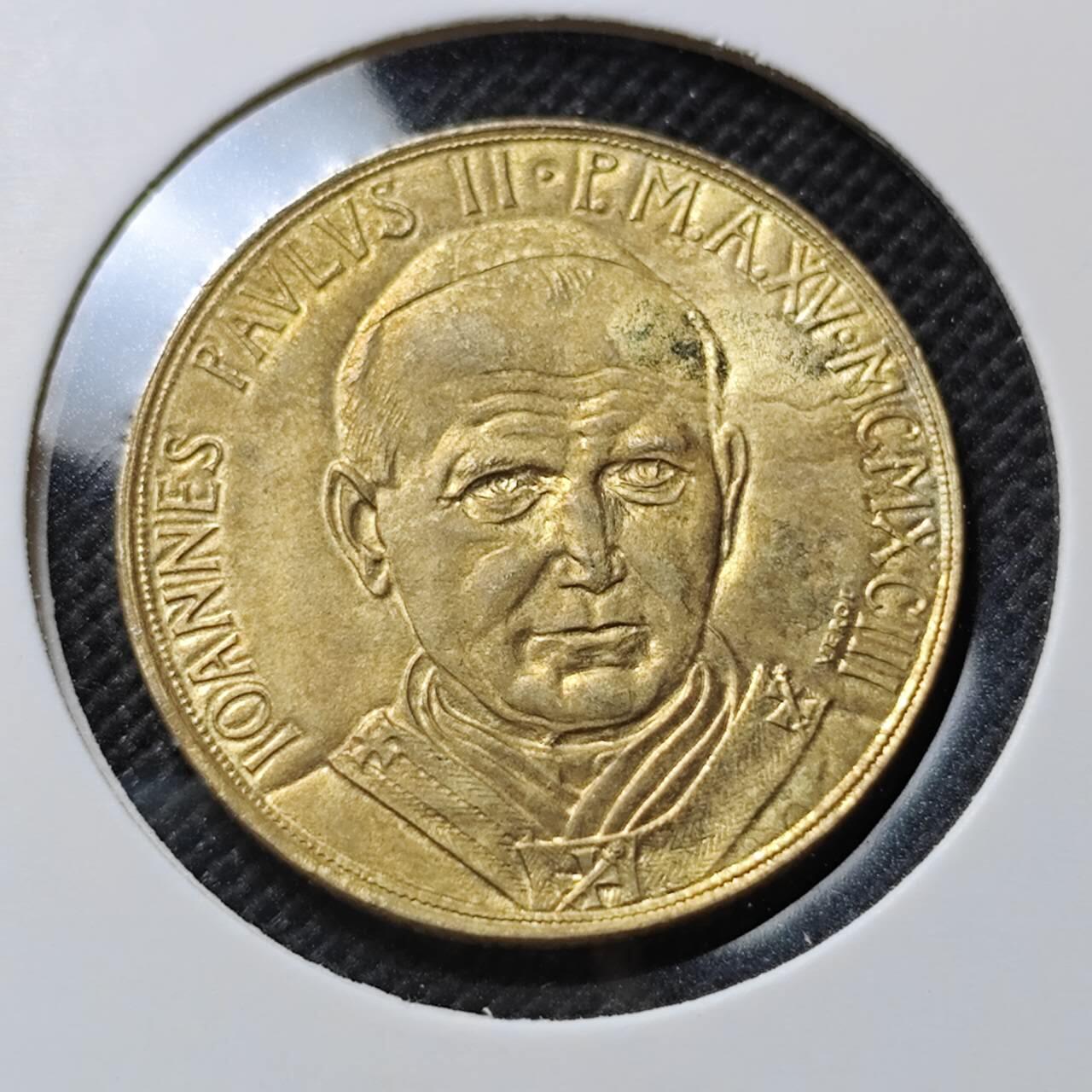 KK钱币收藏小铺  第412期 2月预留时间 周末发货  梵蒂冈200里拉