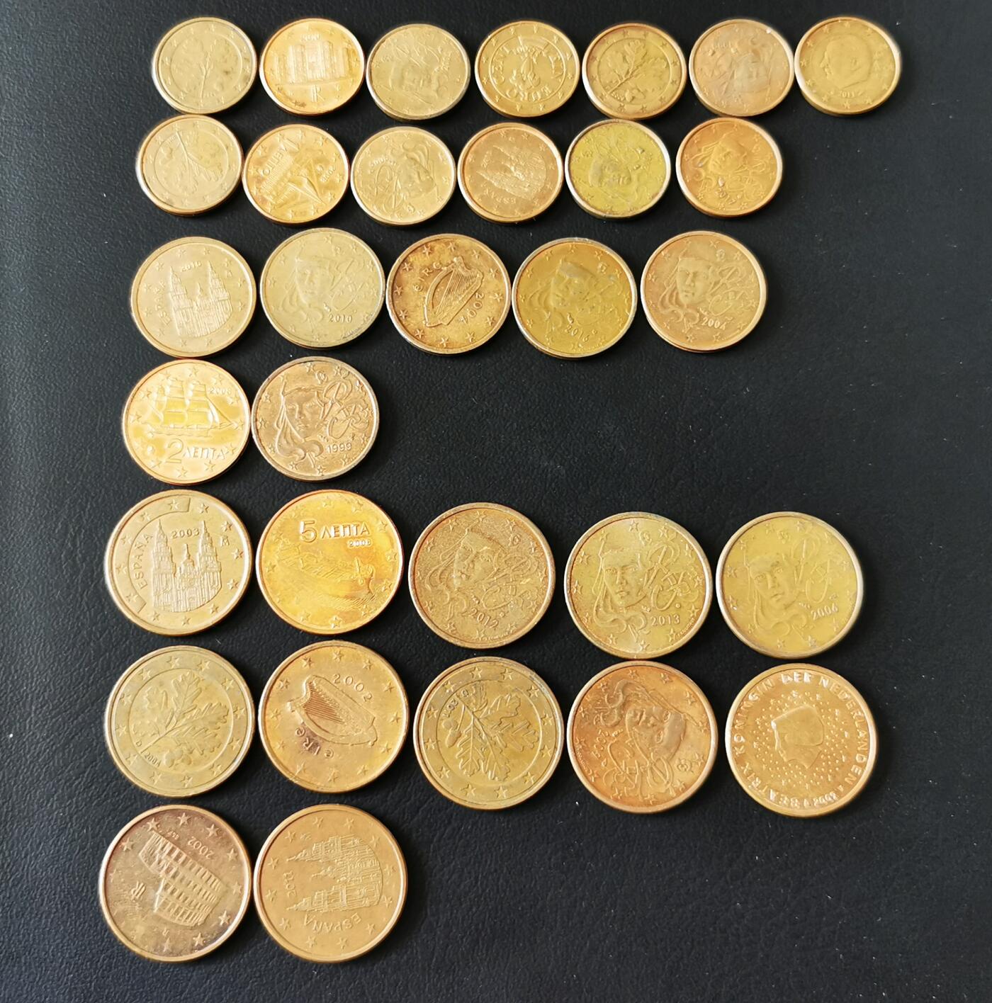 零零发外国硬币拍卖 无佣金 欧元22.77元