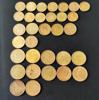 零零发外国硬币拍卖 无佣金 - 欧元22.77元