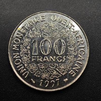 【淘币小摊】实时拍第八百八十六拍   散币场    每周一统一发货 - 西非1997年100法郎