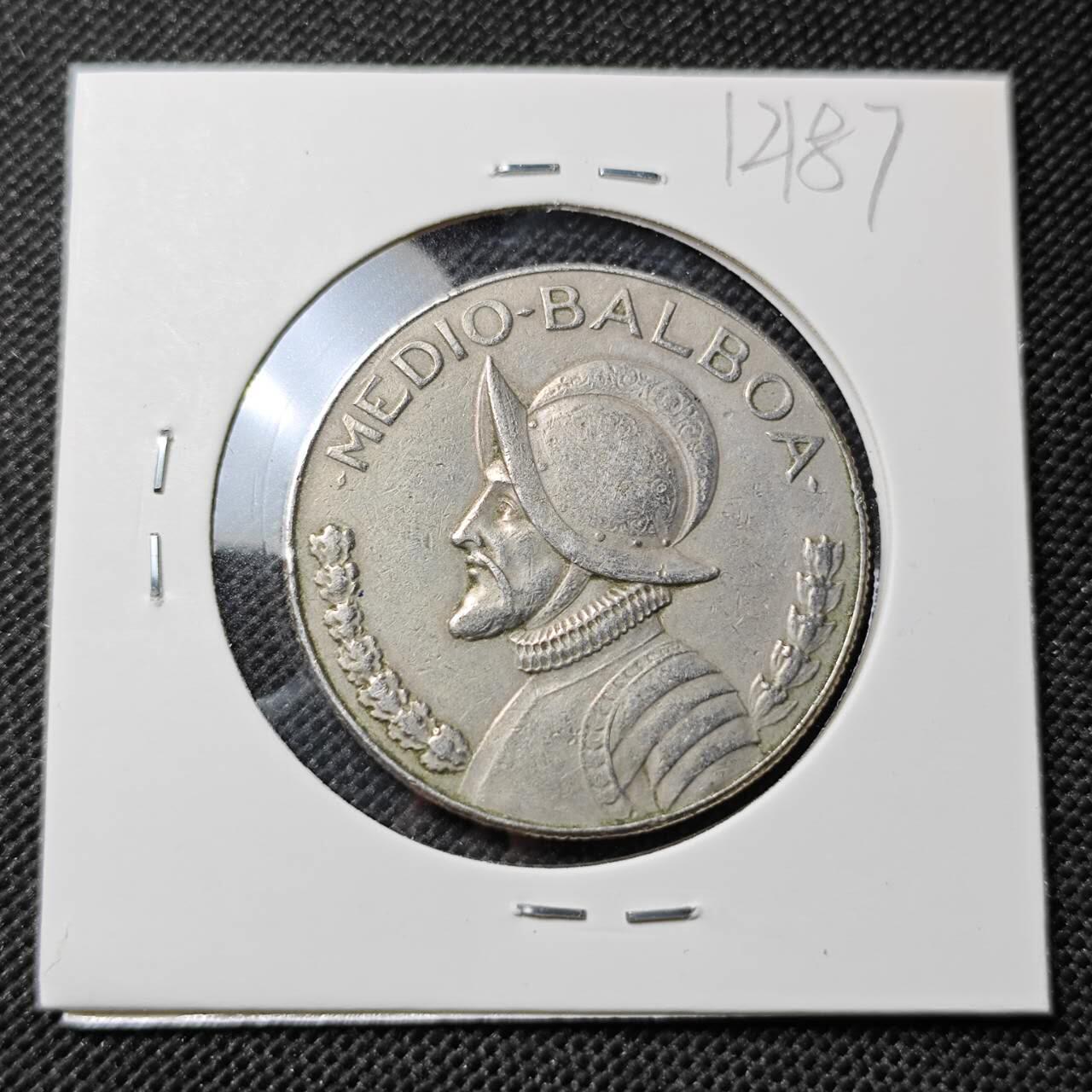 KK钱币收藏小铺  第412期 2月预留时间 周末发货 1973巴拿马 1/2巴波亚