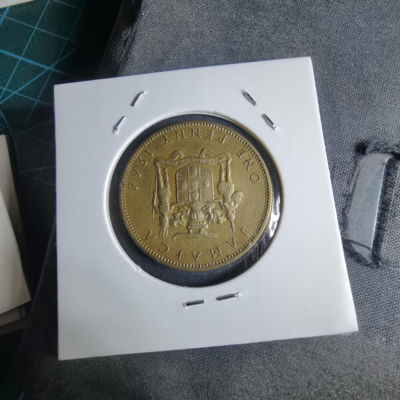 沼泽如烟--第1040场 牙买加1966年1便士