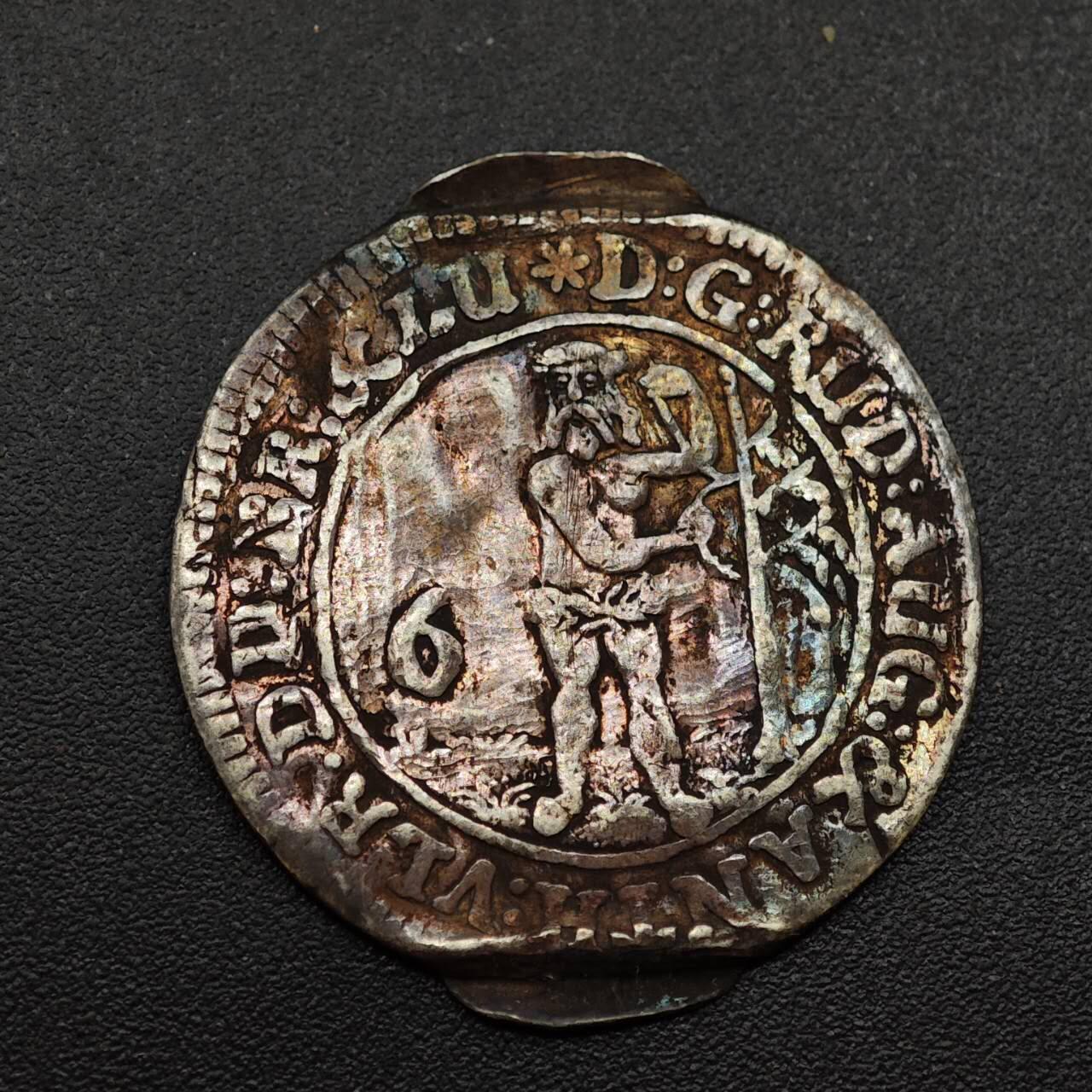 【淘币小摊】实时拍第八百八十五拍   小银币场    每周一统一发货 德国布伦瑞克1688年6格罗申野人银币