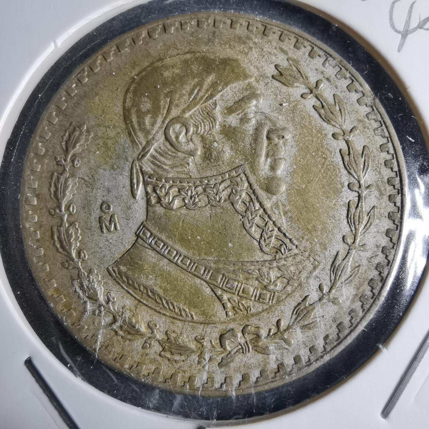 沼泽如烟--第1040场 墨西哥1958年1比索银币低银