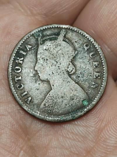 2026年第三十九场(总第二百零八场）外国好品散币场(免佣金) - 英属印度1862年1/4安娜(维多利亚女王中年带冠，第一版)