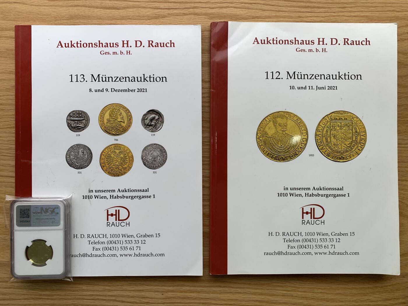 《竞宝斋》第476场 周日，周一 2场连拍 （全场包邮）欢迎送拍 两本一组 HD拍卖行第112届钱币拍卖会目录图册112+113 重1.7公斤