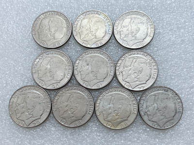 第一海外回流一元起拍收藏 散集专场  第310期 - 瑞典1克朗硬币 10枚 原光品