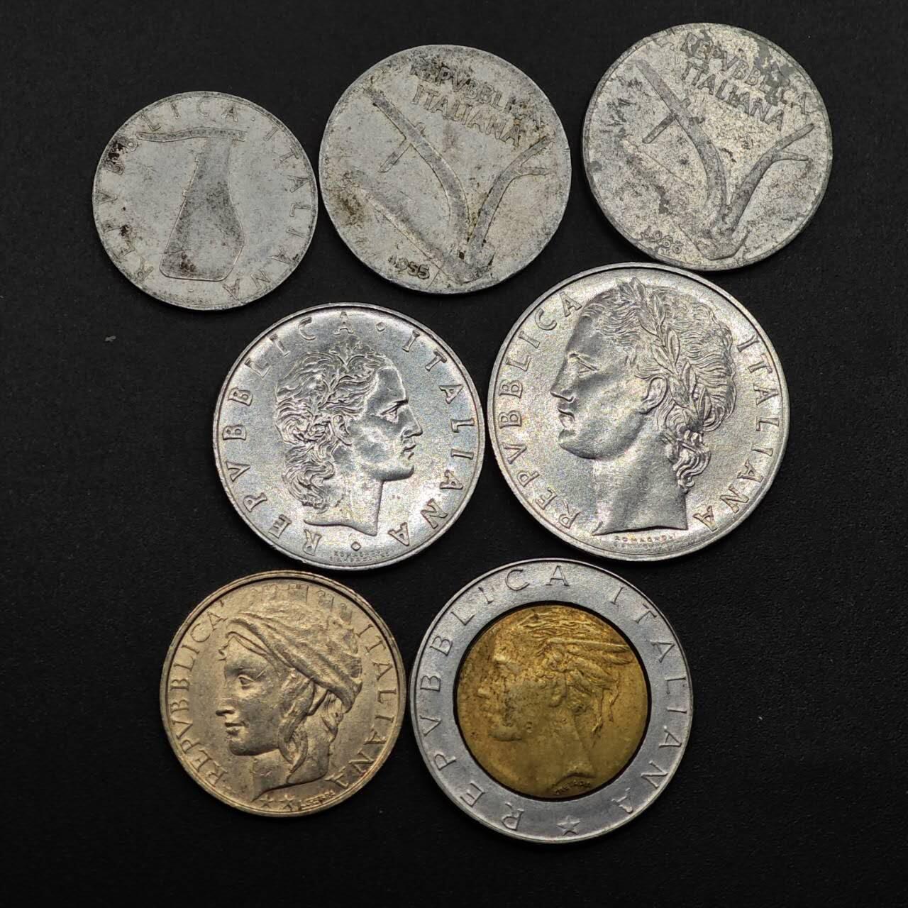 【淘币小摊】实时拍第八百八十六拍   散币场    每周一统一发货 意大利7枚