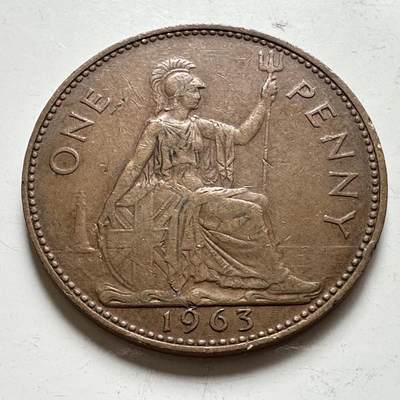 🌹外币初藏🌹🐯2026年第35场   每周二四六晚8️⃣点 接代拍 - 英国1963年一便士