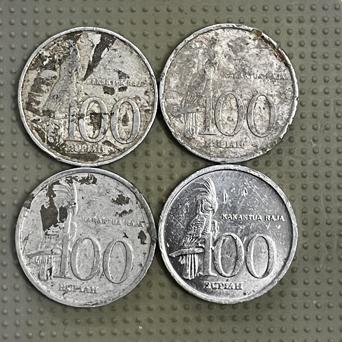 2026年第40场各国散币拍卖（总第190场） 印度尼西亚100卢比4枚