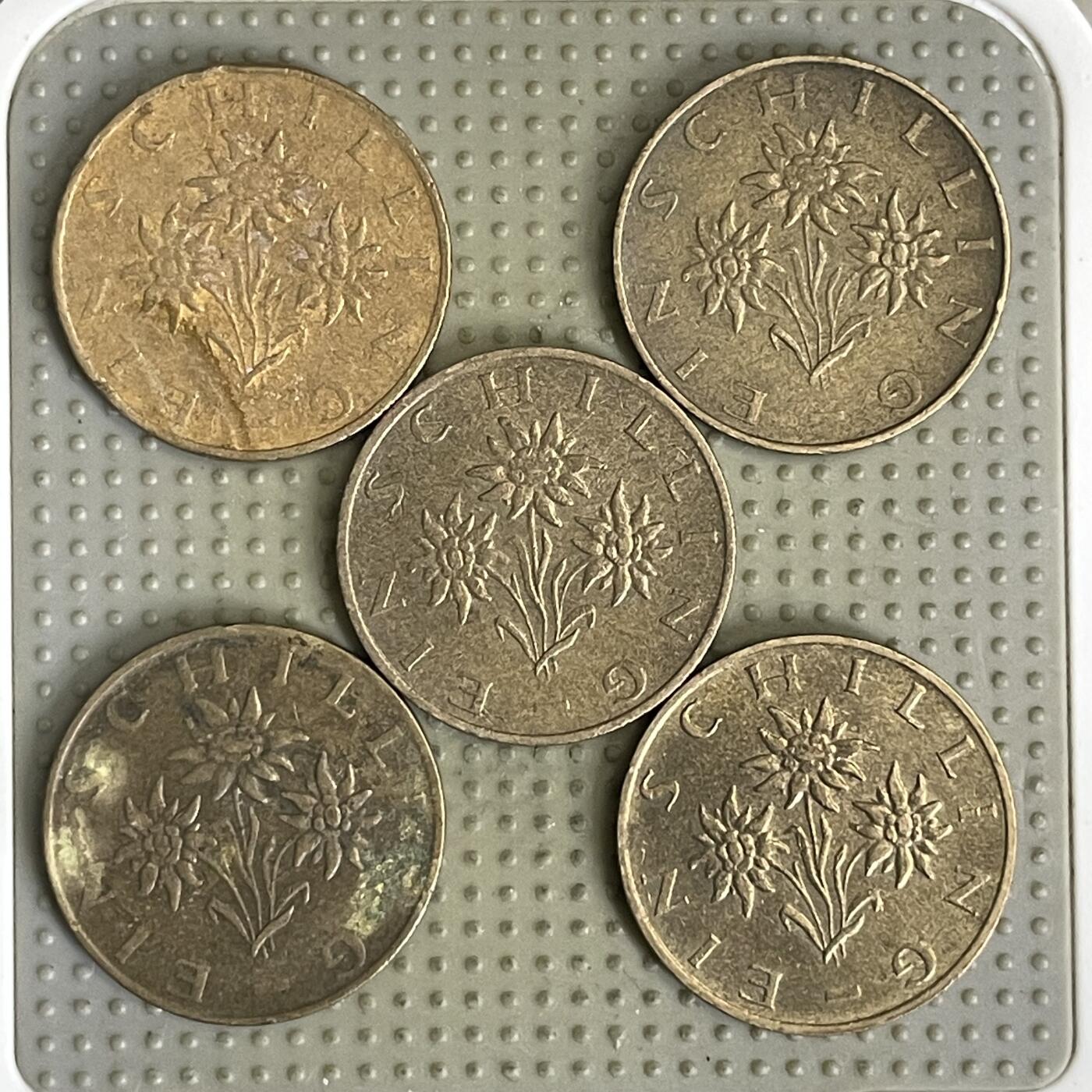 2026年第41场各国散币拍卖（总第191场） 奥地利1先令5枚