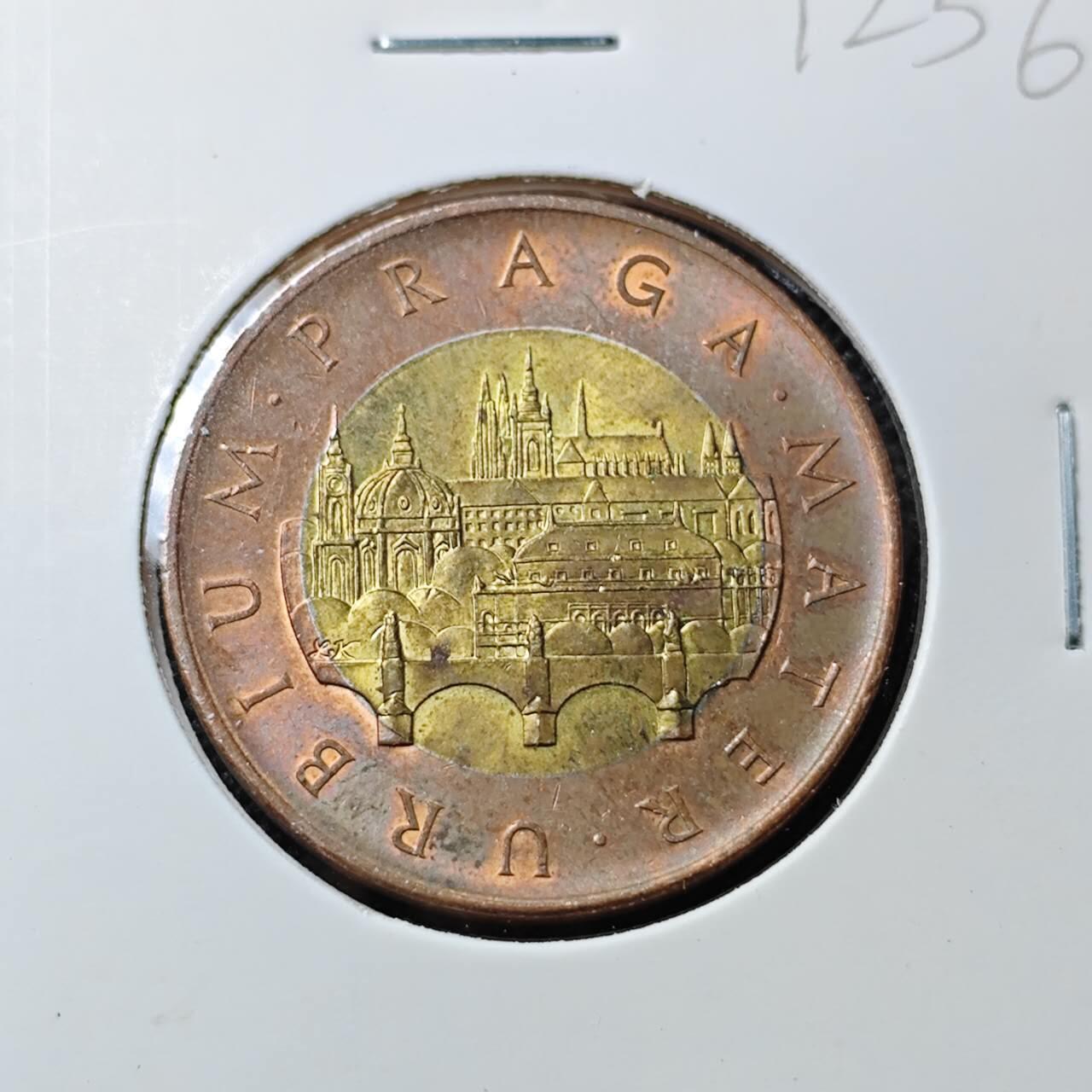 KK钱币收藏小铺  第412期 2月预留时间 周末发货  2010捷克50克朗 好品