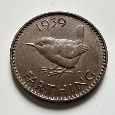 🌹外币初藏🌹🐯2026年第35场   每周二四六晚8️⃣点 接代拍 - 英国1939年一法新