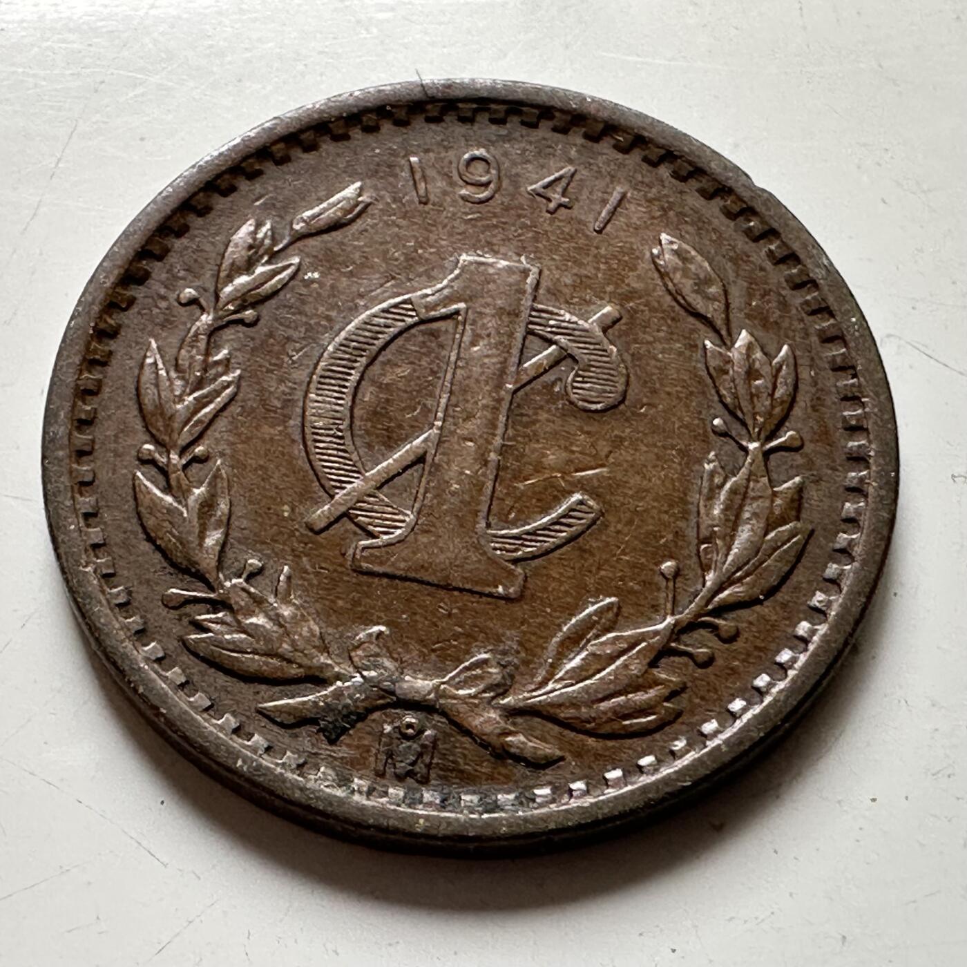 🌹外币初藏🌹🐯2026年第35场   每周二四六晚8️⃣点 接代拍 墨西哥1941年一分