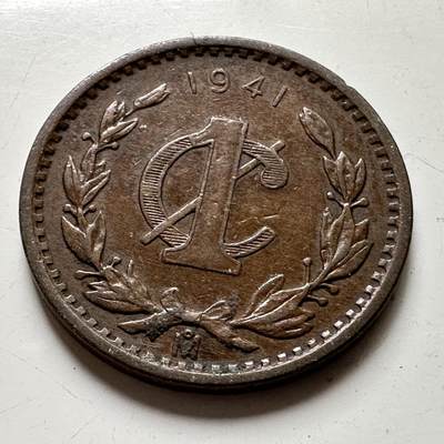 🌹外币初藏🌹🐯2026年第35场   每周二四六晚8️⃣点 接代拍 - 墨西哥1941年一分