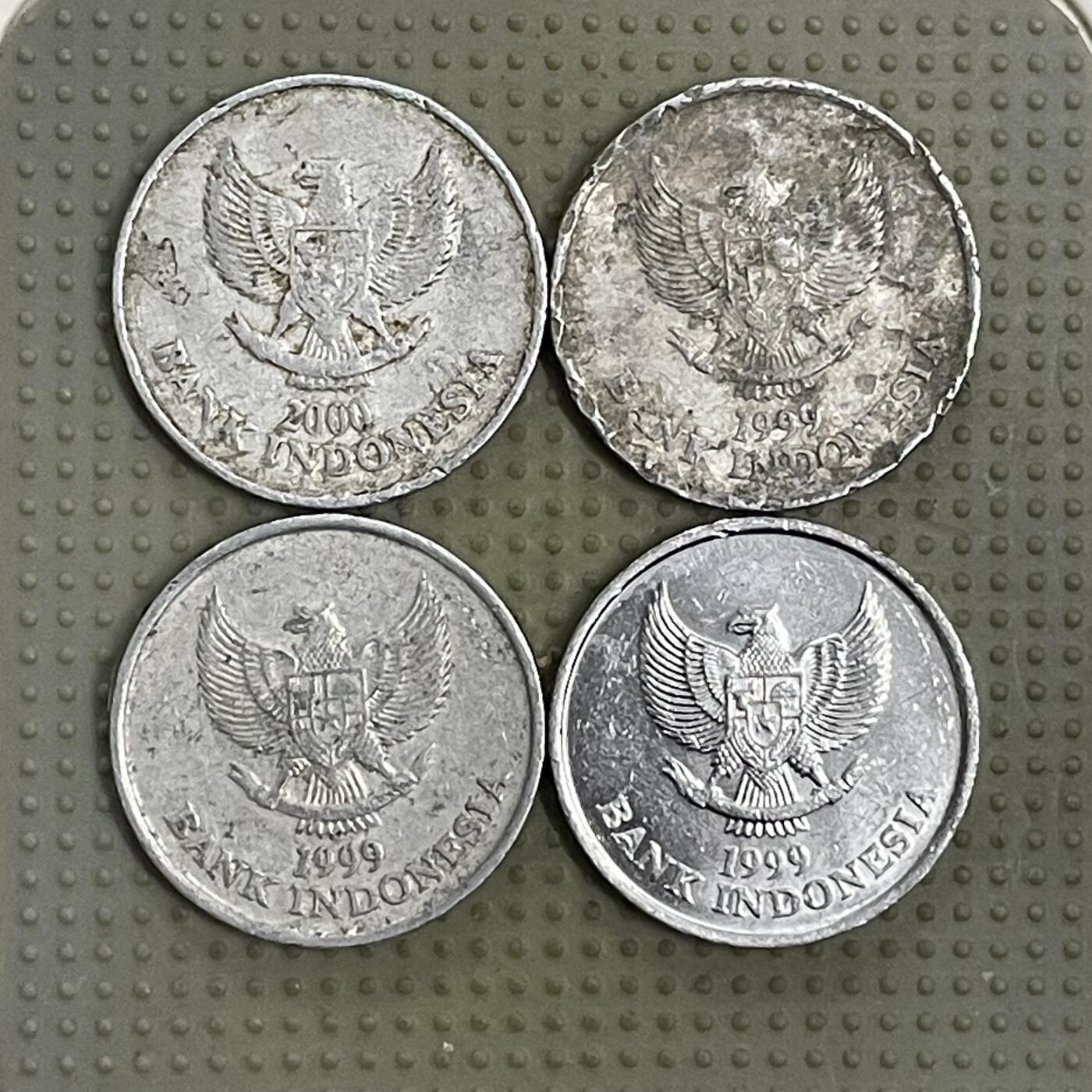 2026年第40场各国散币拍卖（总第190场） 印度尼西亚100卢比4枚