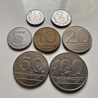 🌹外币初藏🌹🐯2026年第35场   每周二四六晚8️⃣点 接代拍 - 波兰1989/1990社会主义末版7枚套