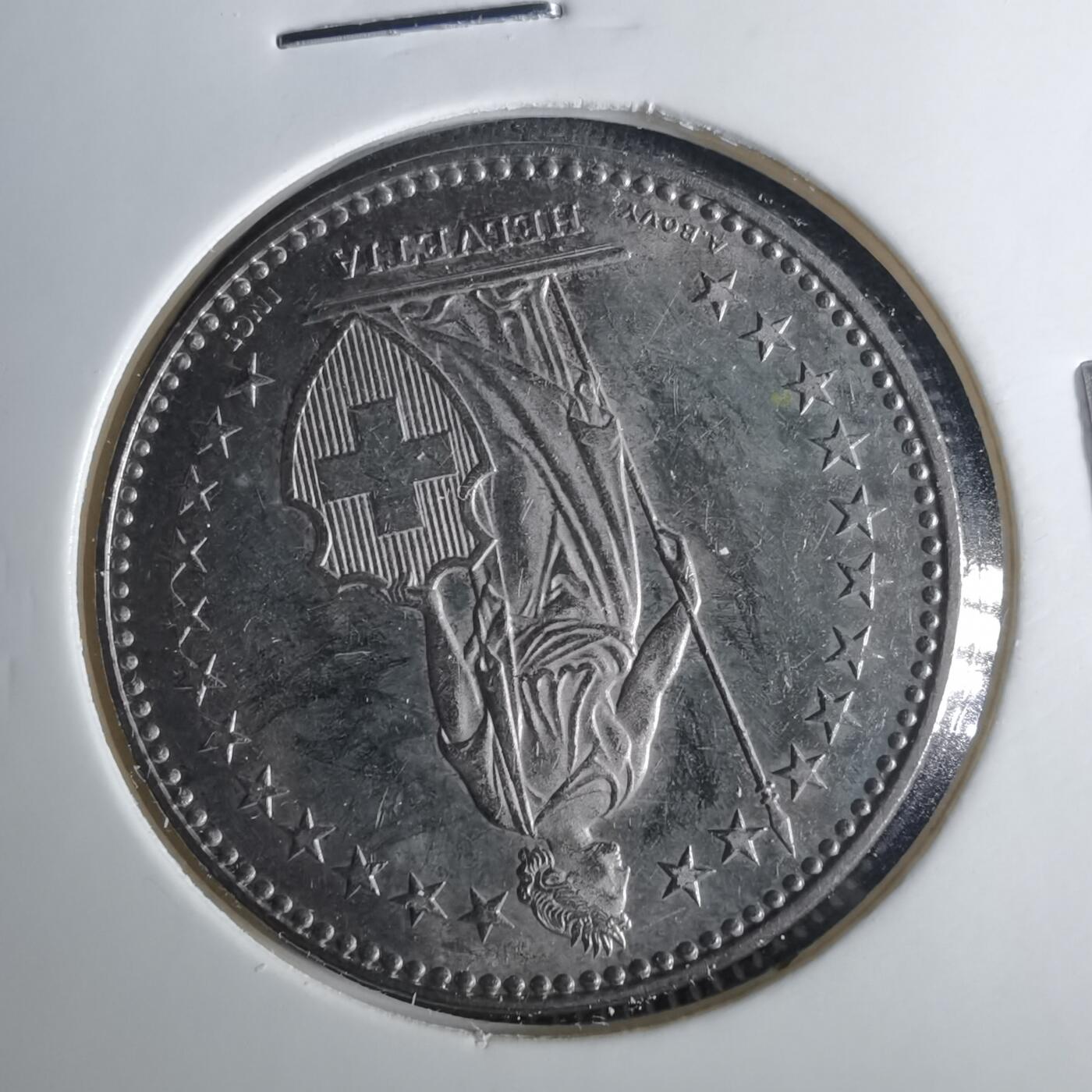 沼泽如烟--第1039场 瑞士1996年2法郎