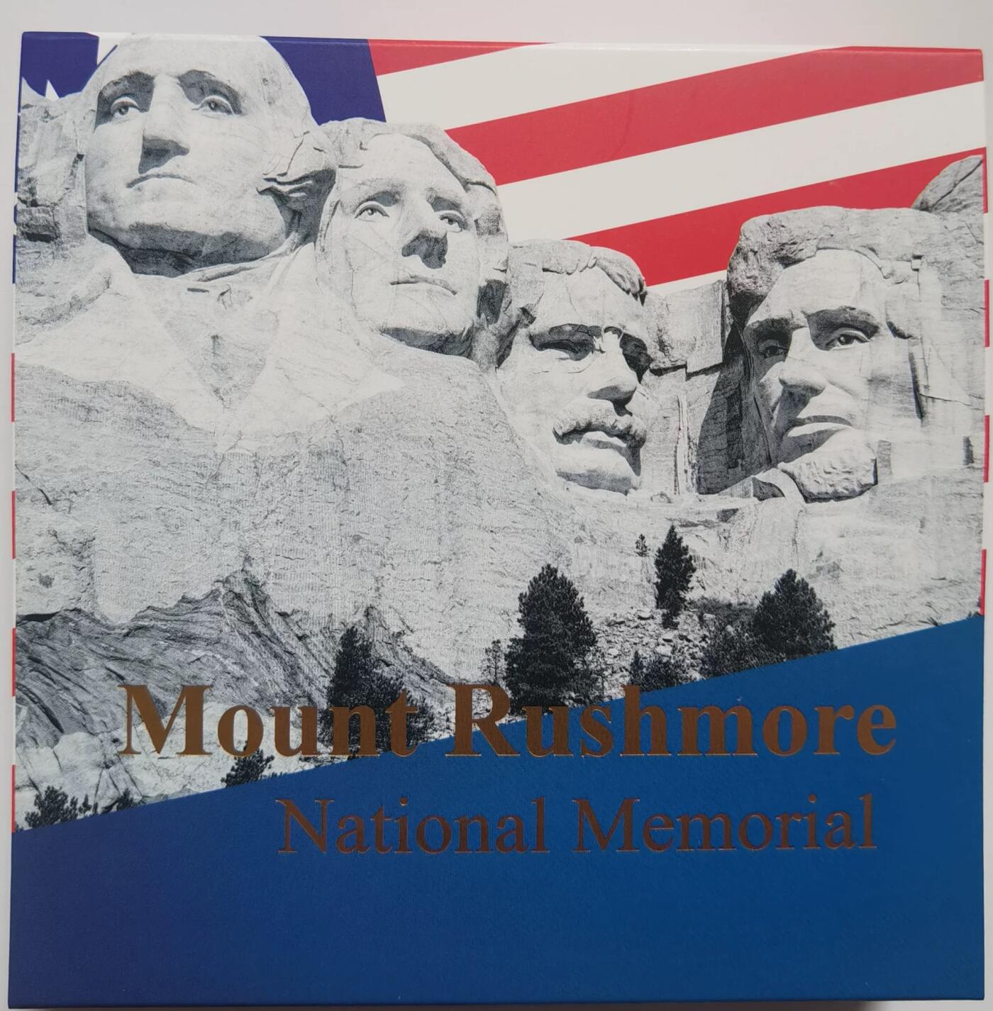 精品币专拍场 萨摩亚2026年美国建国250周年系列总统山20分高浮雕纪念铜币礼盒