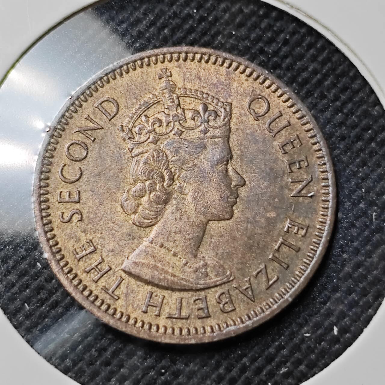 KK钱币收藏小铺  第412期 2月预留时间 周末发货  1955塞浦路斯3米尔