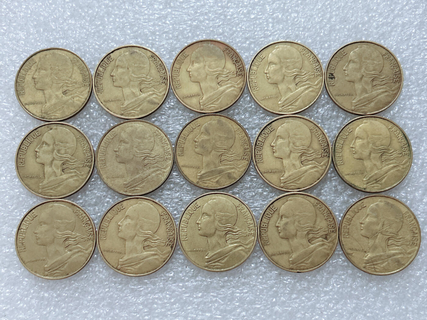 第一海外回流一元起拍收藏 散集专场  第310期 法国20分 15枚