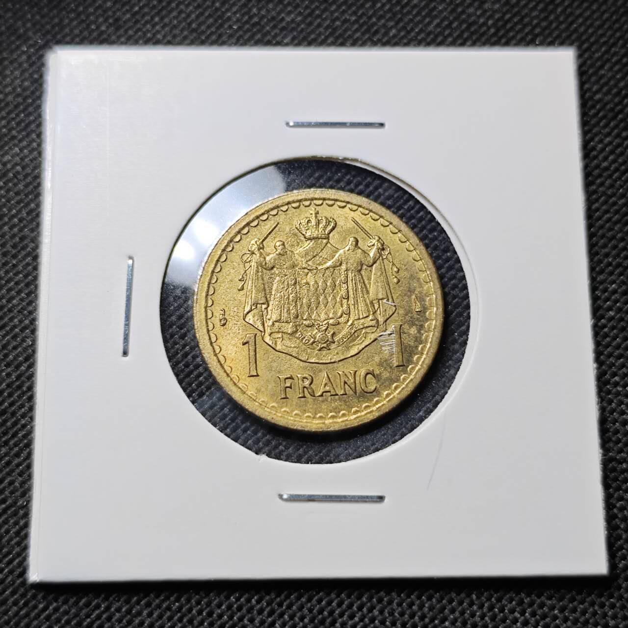 KK钱币收藏小铺  第412期 2月预留时间 周末发货 摩洛哥1法郎 好品铜币