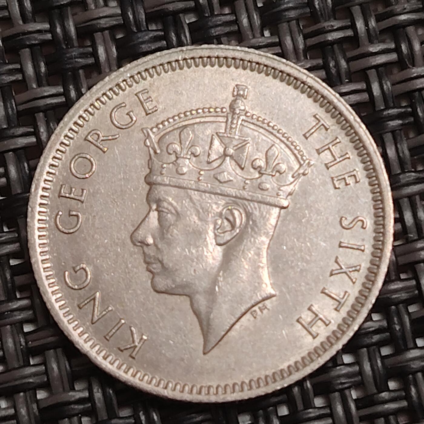 布加迪🐬～世界钱币(上海)🌾第 284 期 /  各国套币和散币 马来亚 1949年 10分 乔治六世头像