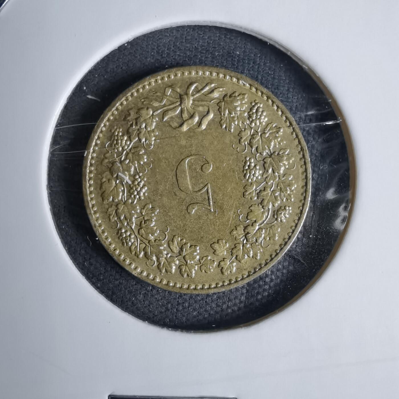 沼泽如烟--第1042场 瑞士1984年五分